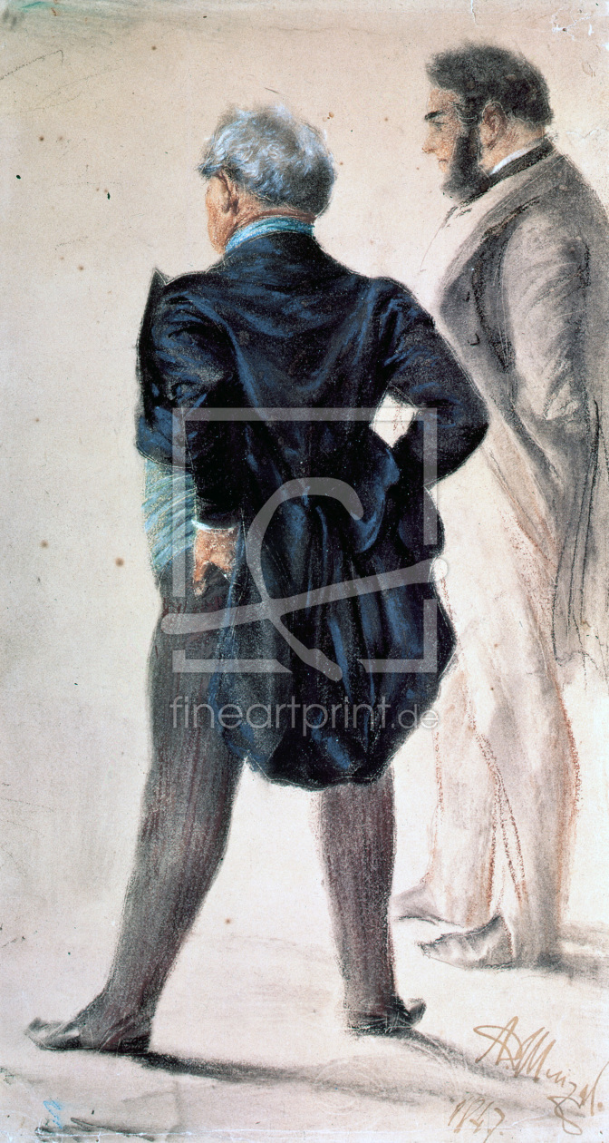 Bild-Nr.: 30005758 A.v.Menzel, Die Kunstbetrachter Bild-Nr.: 30005758 A.v.Menzel, Die Kunstbetrachter erstellt von von Menzel, Adolph Friedrich Erdmann
