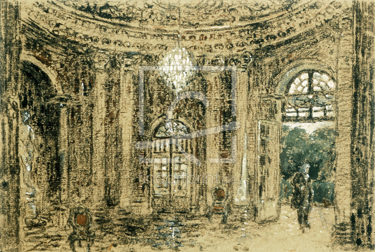 Bild-Nr.: 30005784 Sansscouci, Marmorsaal / Zng.v.Menzel Bild-Nr.: 30005784 Sansscouci, Marmorsaal / Zng.v.Menzel erstellt von von Menzel, Adolph Friedrich Erdmann