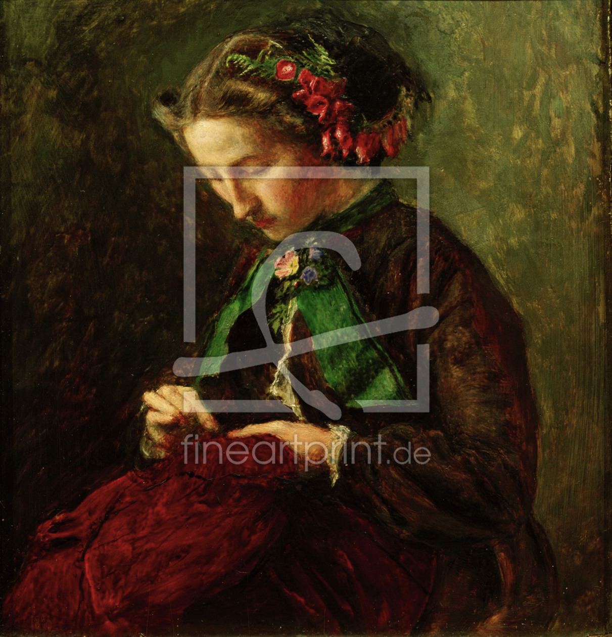 Bild-Nr.: 30005816 Effie Ruskin / Gem. von J.E. Millais Bild-Nr.: 30005816 Effie Ruskin / Gem. von J.E. Millais erstellt von Millais, Sir John Everett