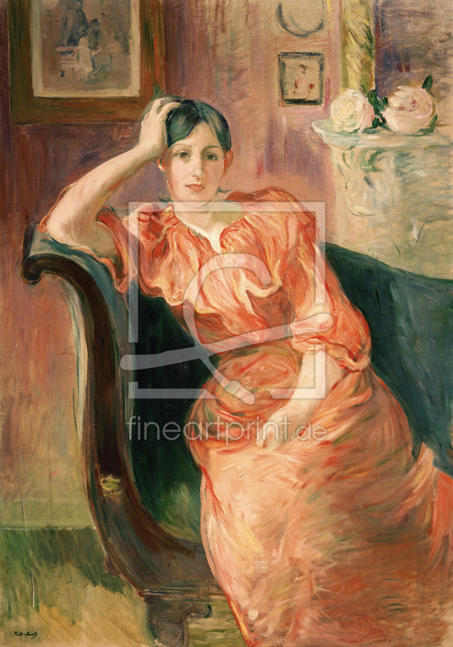 Bild-Nr.: 30005860 B.Morisot, Portrait of Jeanne Pontillon erstellt von Morisot, Berthe