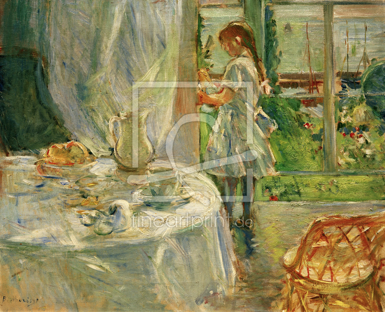 Bild-Nr.: 30005980 B.Morisot, Interior of holiday home 1886 erstellt von Morisot, Berthe