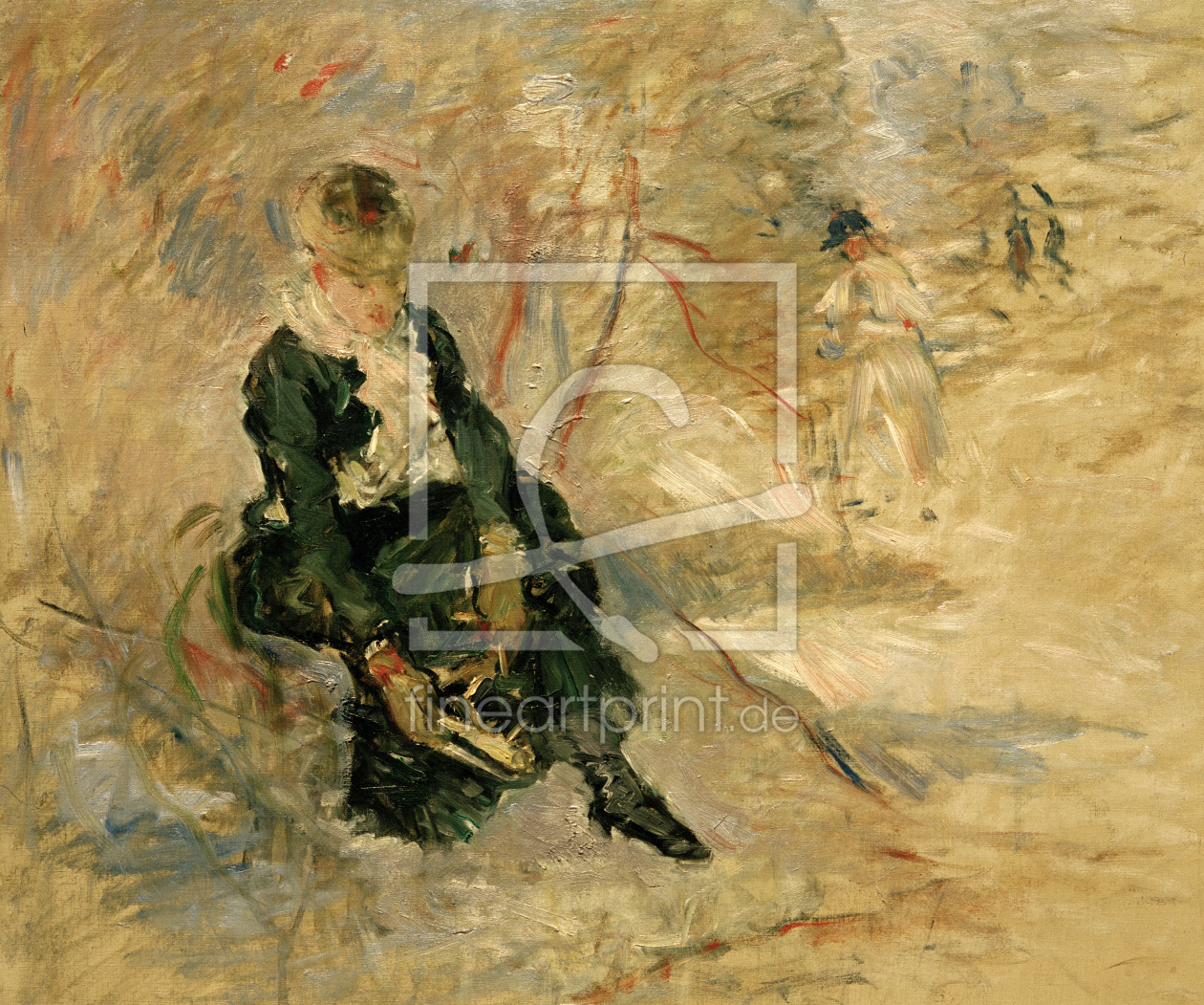 Bild-Nr.: 30005984 B.Morisot, Woman putting on ice skates erstellt von Morisot, Berthe