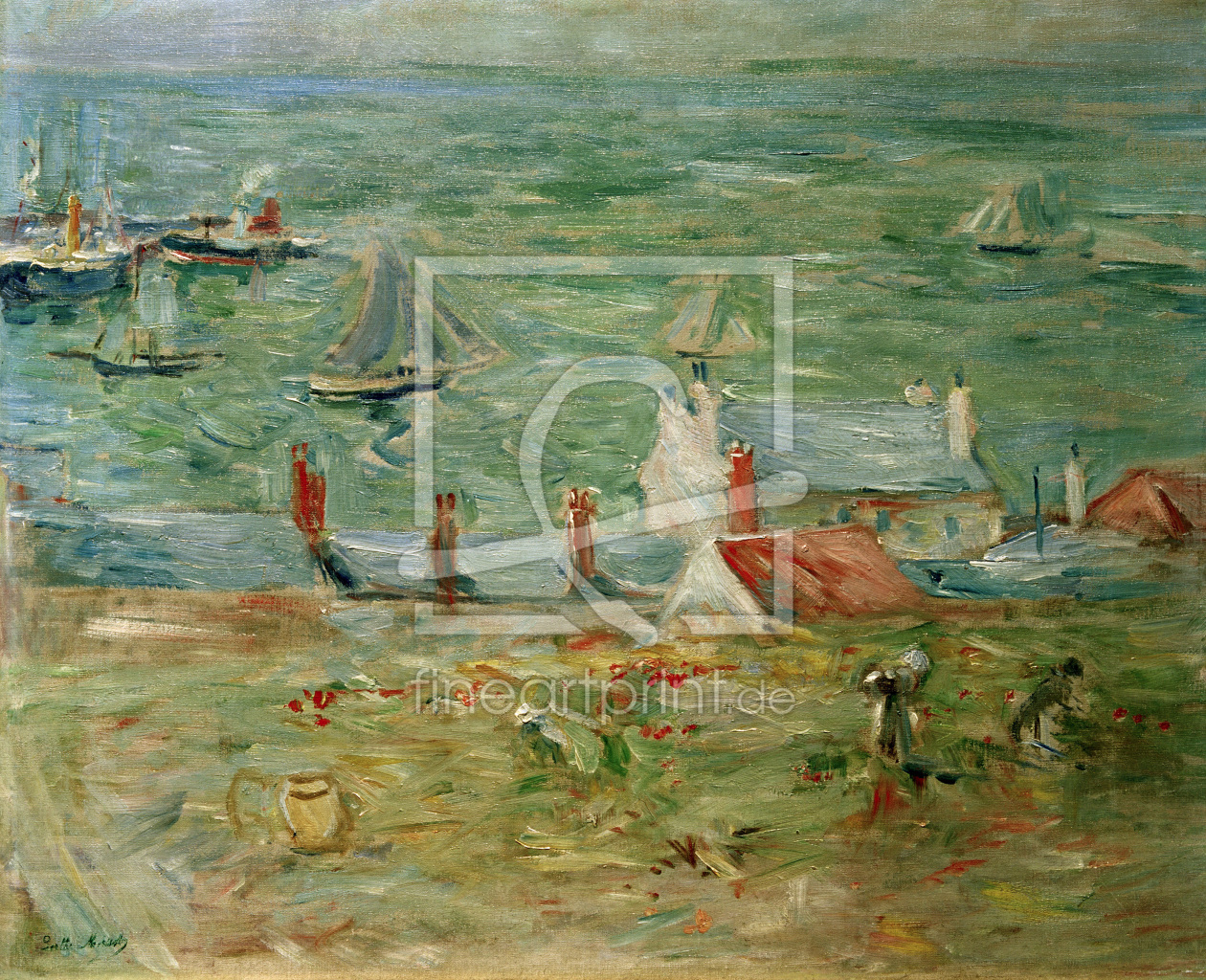 Bild-Nr.: 30005994 B.Morisot, The harbour of Gorey, 1886 erstellt von Morisot, Berthe