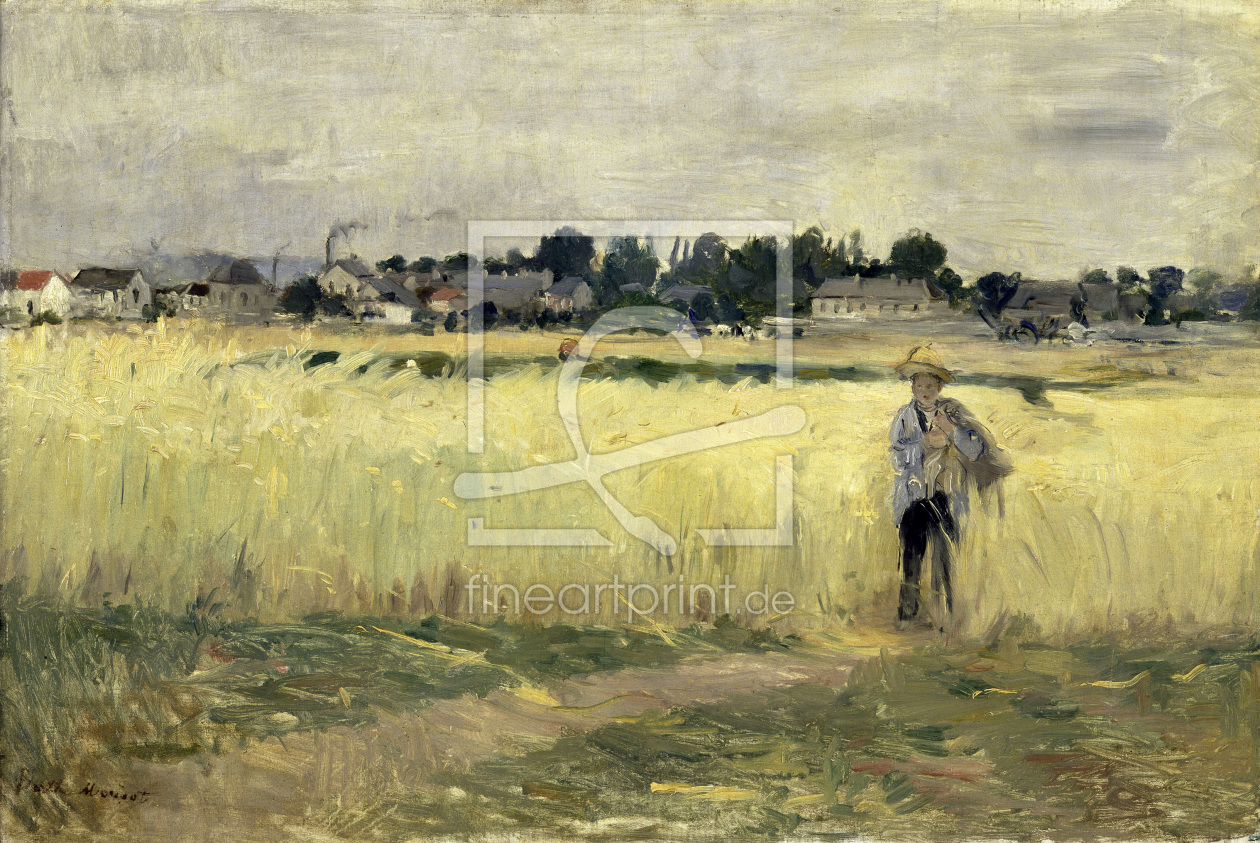 Bild-Nr.: 30006002 B.Morisot / In the cornfields / 1875 erstellt von Morisot, Berthe