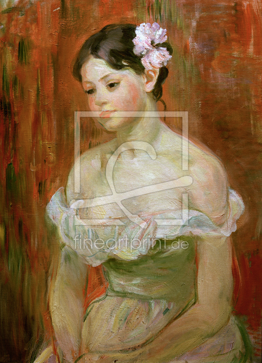 Bild-Nr.: 30006006 B.Morisot, Girl with decollete, 1893 erstellt von Morisot, Berthe