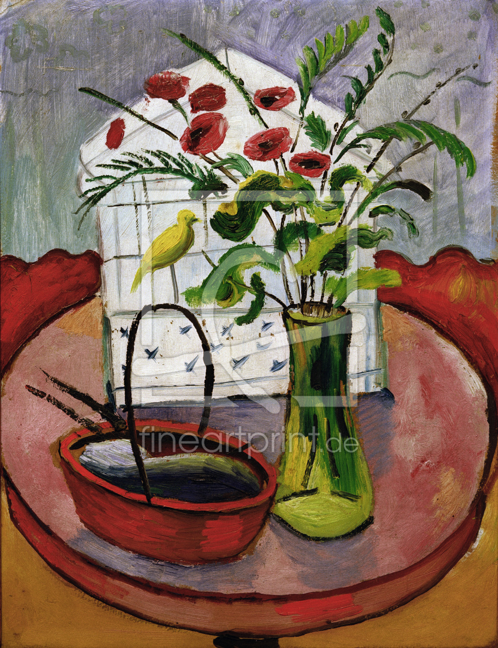 Bild-Nr.: 30006024 August Macke / Bird Cage / Painting erstellt von Macke, August