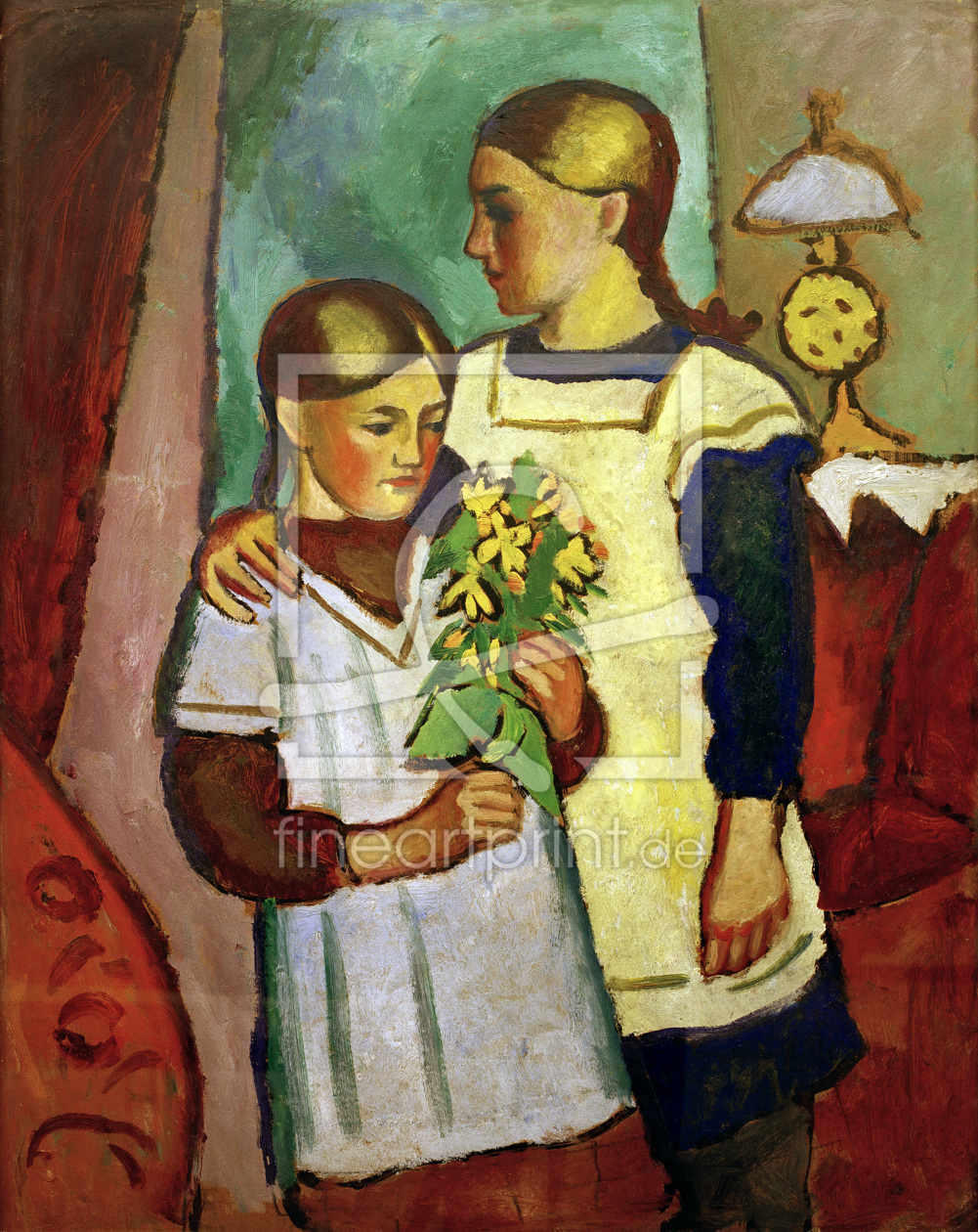 Bild-Nr.: 30006128 A.Macke, Zwei Schwestern, 1911 erstellt von Macke, August