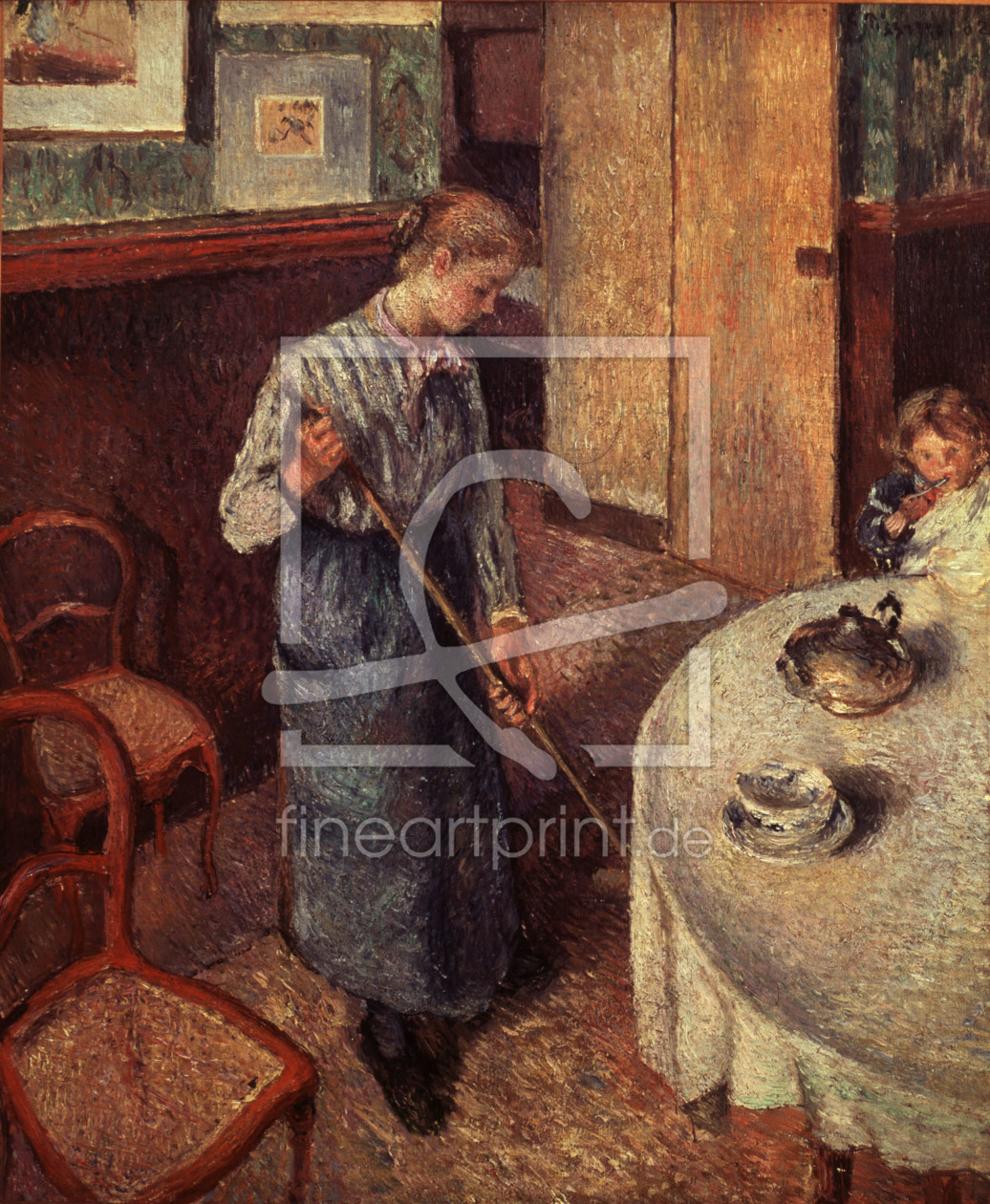 Bild-Nr.: 30006142 C.Pissarro / The Maid / 1882 erstellt von Pissarro, Camille
