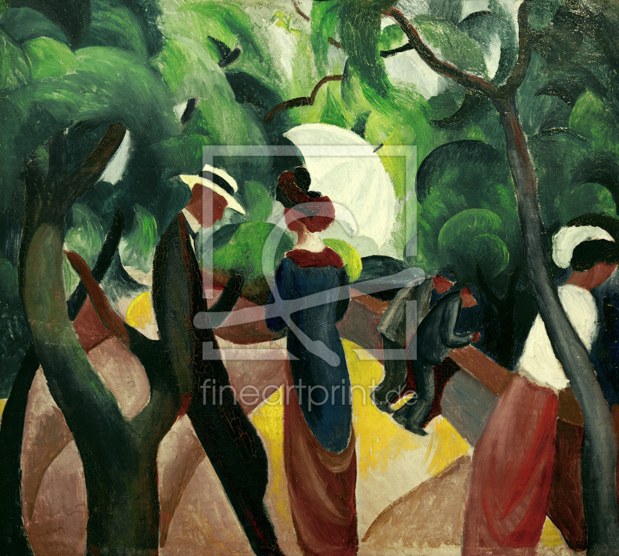 Bild-Nr.: 30006170 August Macke, Promenade erstellt von Macke, August