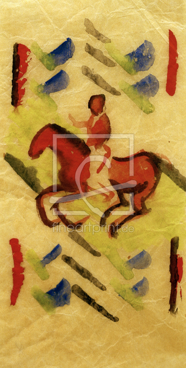 Bild-Nr.: 30006178 A.Macke, Roter Reiter, 1913 Bild-Nr.: 30006178 A.Macke, Roter Reiter, 1913 erstellt von Macke, August
