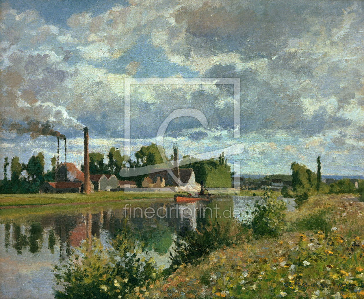 Bild-Nr.: 30006232 C.Pissarro, Die Oise bei Pontoise erstellt von Pissarro, Camille