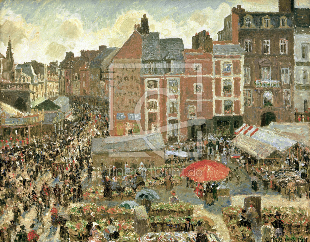 Bild-Nr.: 30006302 Pissarro / Dieppe Fair / 1901 Bild-Nr.: 30006302 Pissarro / Dieppe Fair / 1901 erstellt von Pissarro, Camille