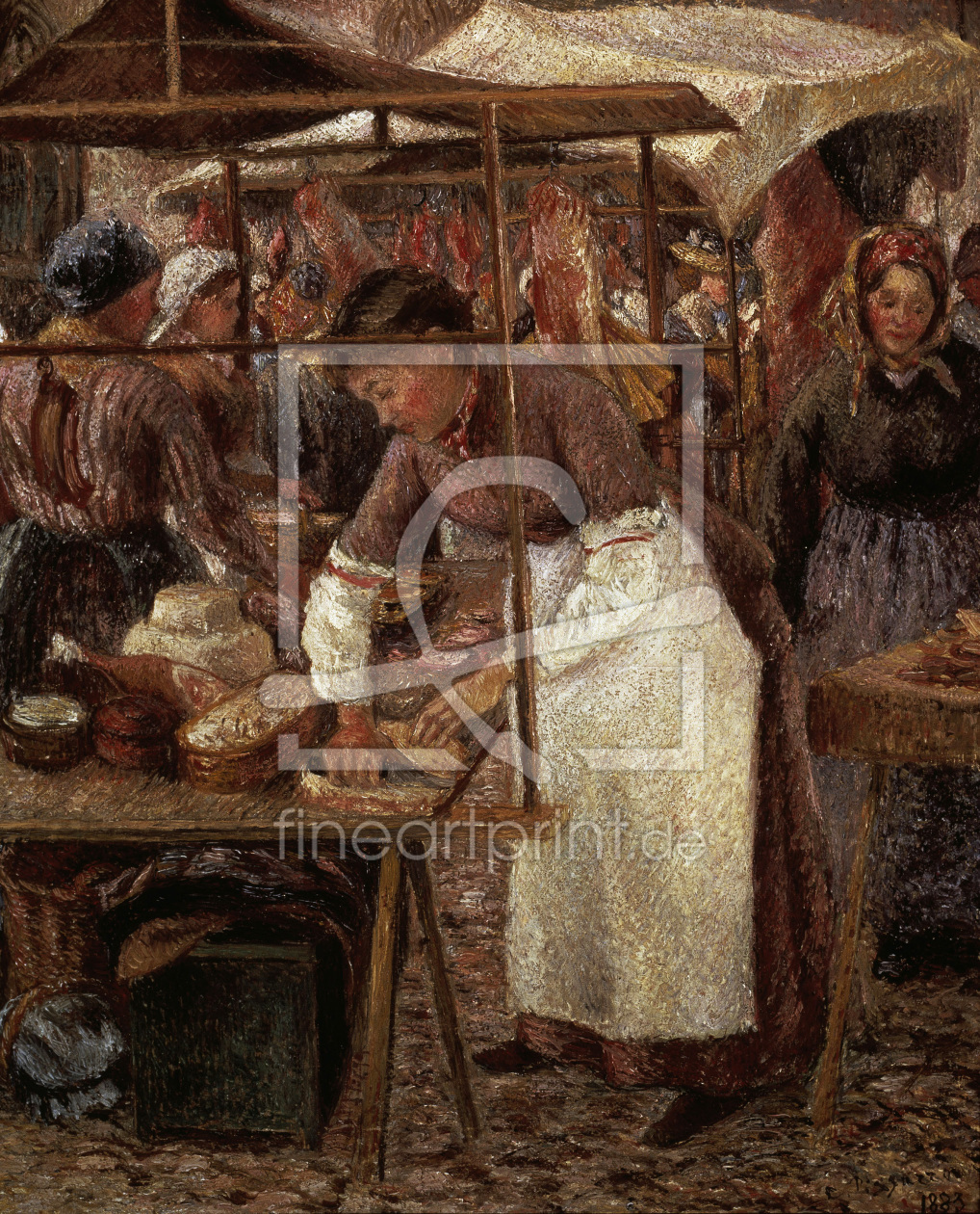 Bild-Nr.: 30006308 Pissarro / The Butcher Lady / 1883 erstellt von Pissarro, Camille