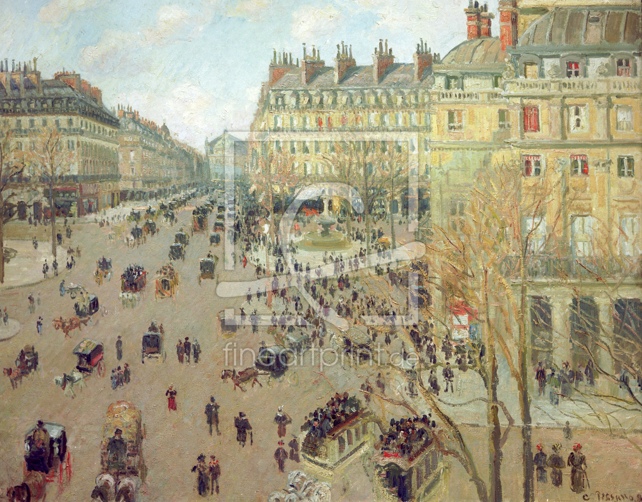 Bild-Nr.: 30006334 Pissarro / Place du Théâtre Français Bild-Nr.: 30006334 Pissarro / Place du Théâtre Français erstellt von Pissarro, Camille