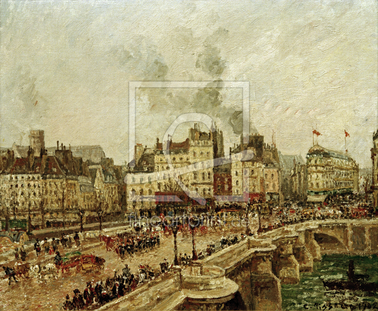 Bild-Nr.: 30006362 C.Pissarro, Le Pont Neuf erstellt von Pissarro, Camille