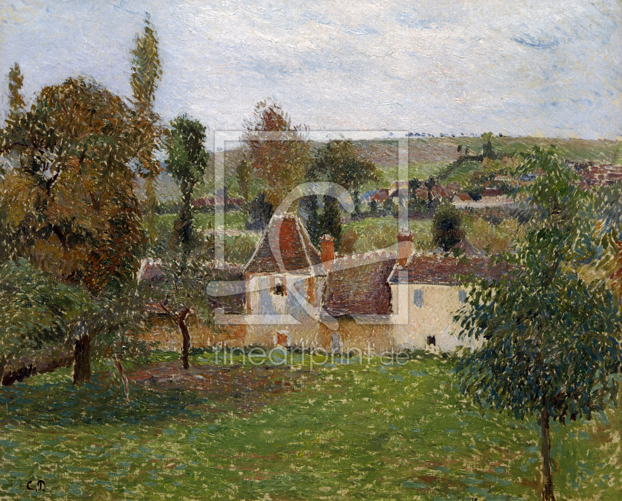 Bild-Nr.: 30006364 C.Pissarro, Farm in Bazincourt erstellt von Pissarro, Camille