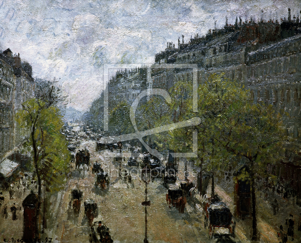 Bild-Nr.: 30006366 Pissarro / Boulevard Montmartre / 1897 erstellt von Pissarro, Camille