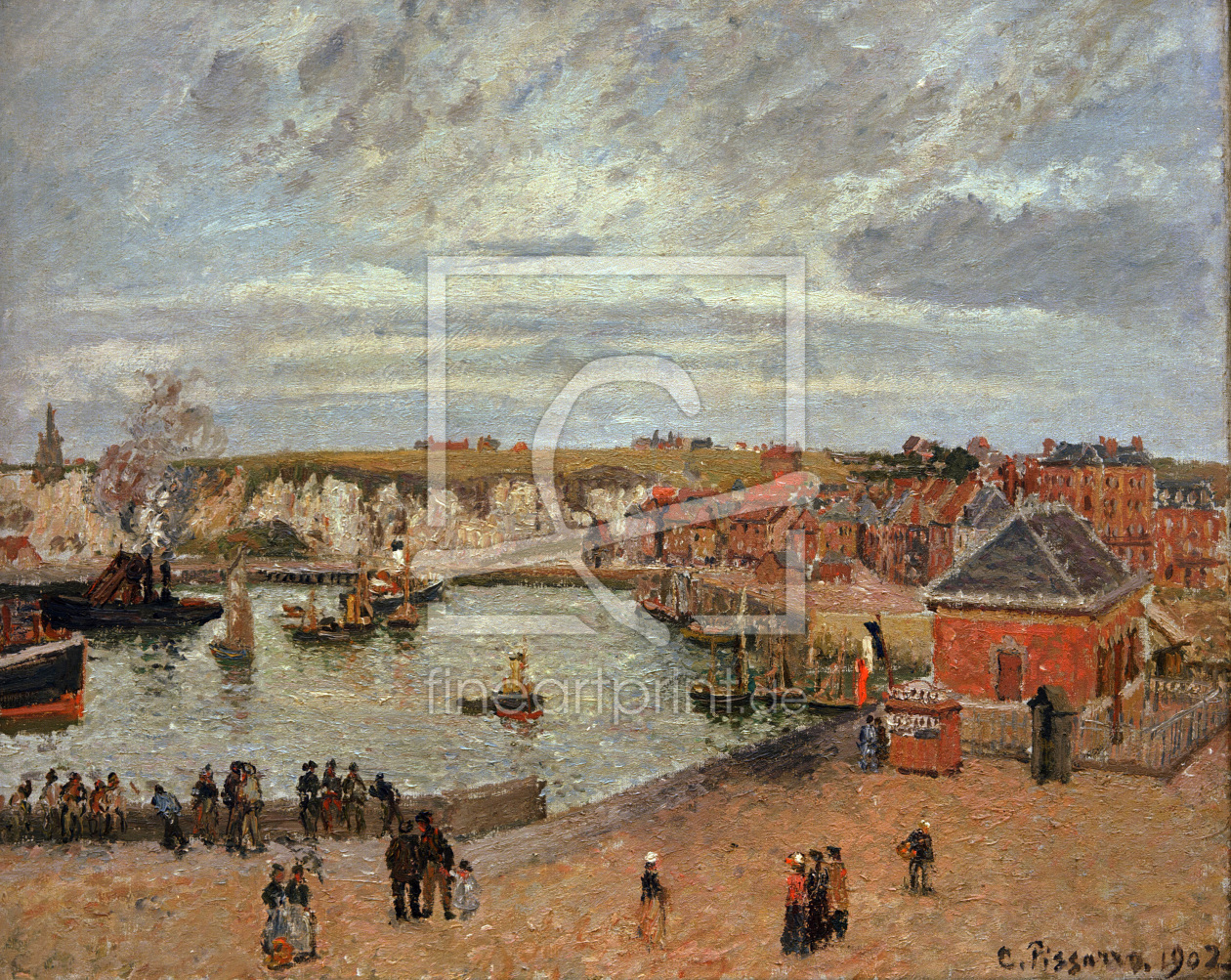 Bild-Nr.: 30006372 Pissarro / The port of Dieppe / 1902 erstellt von Pissarro, Camille