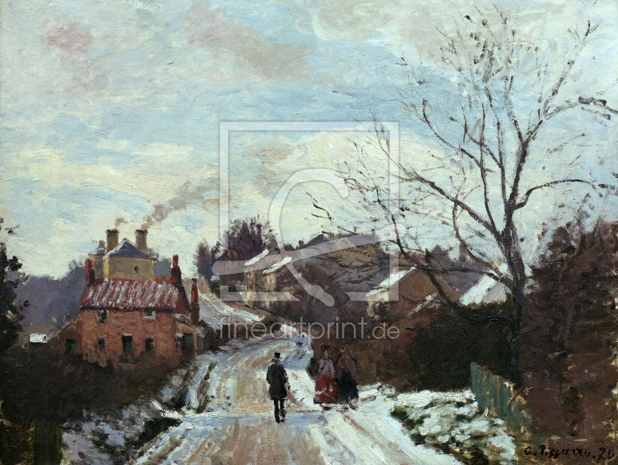 Bild-Nr.: 30006376 Pissarro / Fox Hill, Upper Norwood /1870 erstellt von Pissarro, Camille