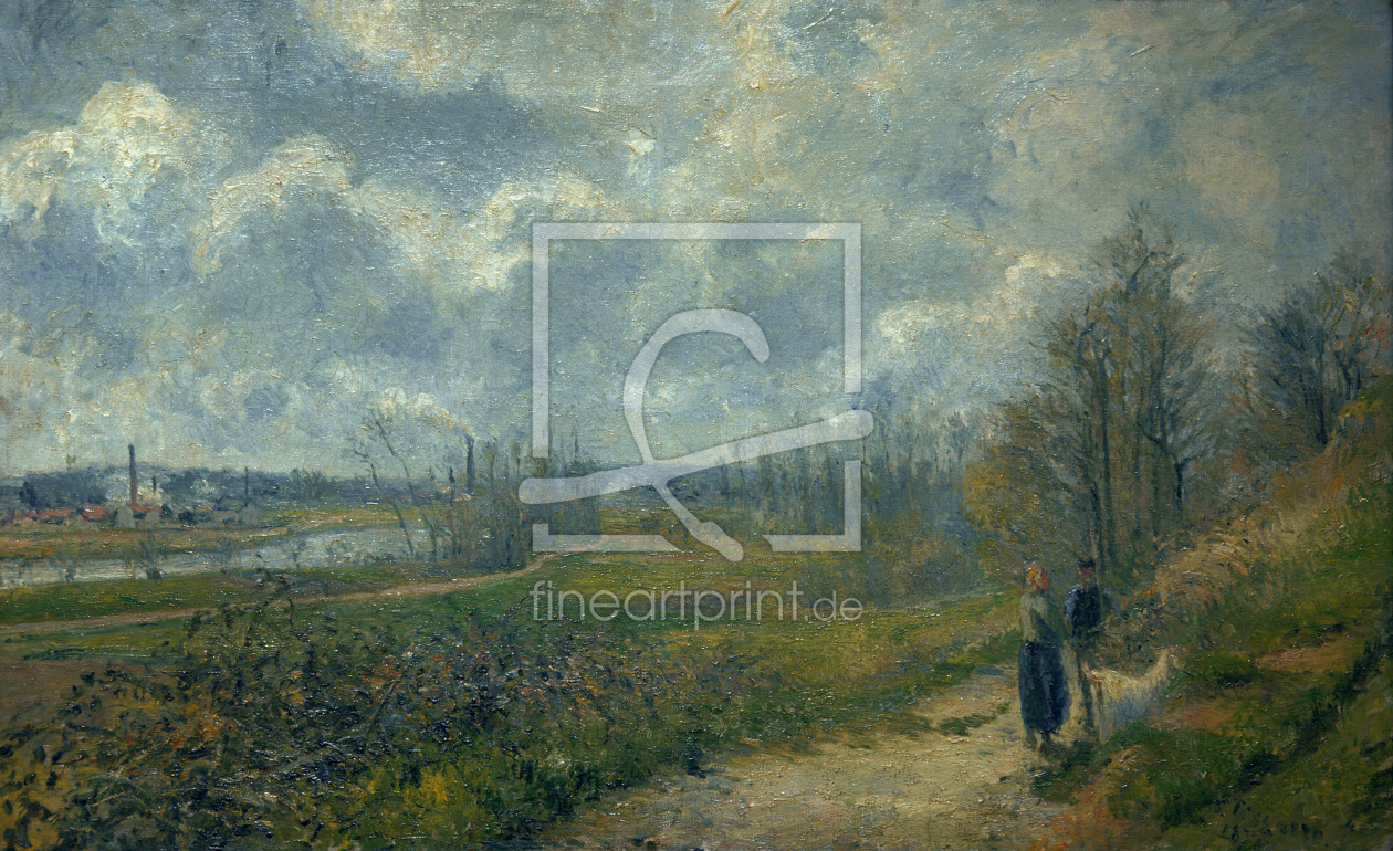 Bild-Nr.: 30006380 C.Pissarro, Der Weg bei Le Chou erstellt von Pissarro, Camille