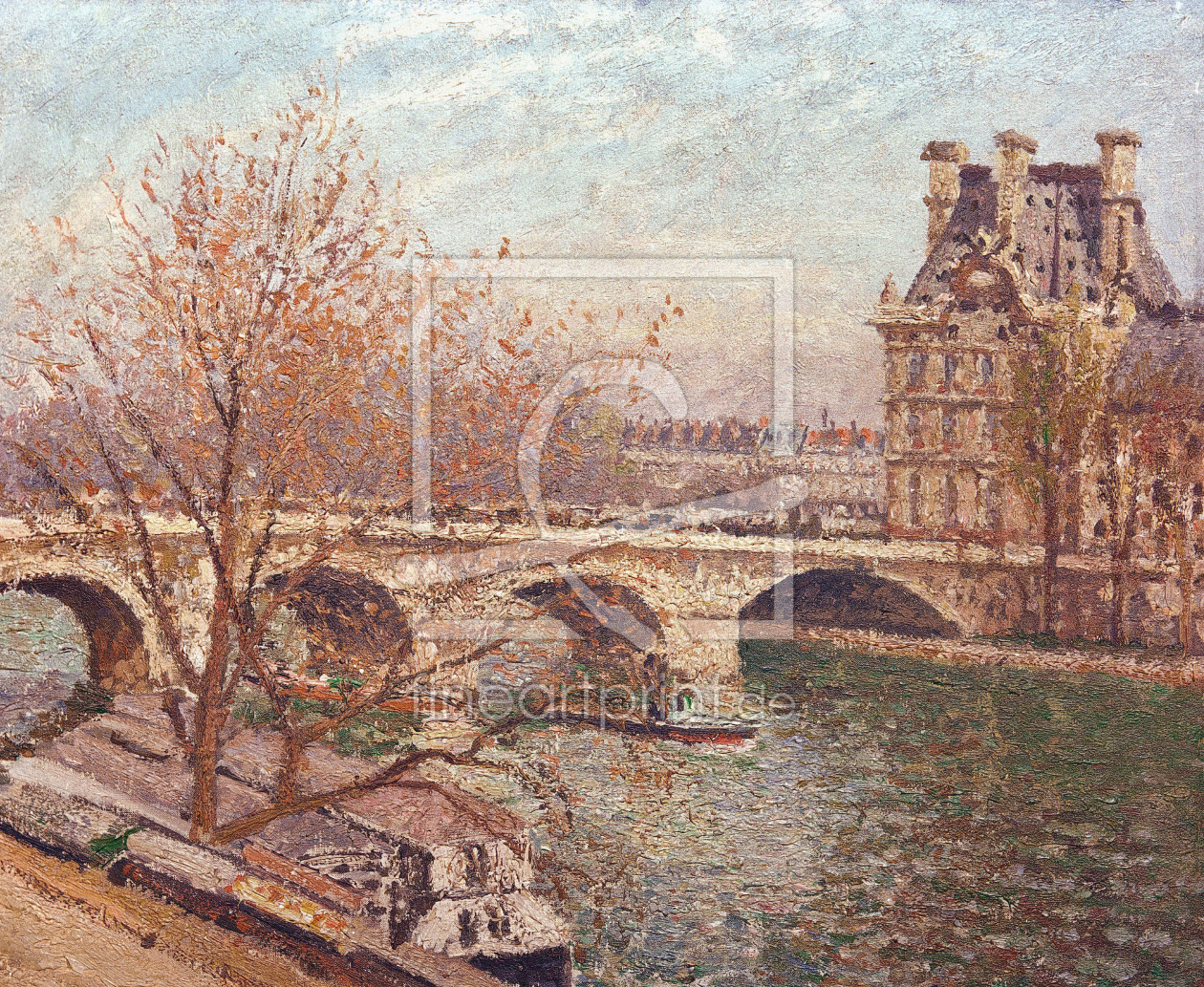 Bild-Nr.: 30006386 C.Pissarro, Pont Royal a.Pavillon de Fl. erstellt von Pissarro, Camille