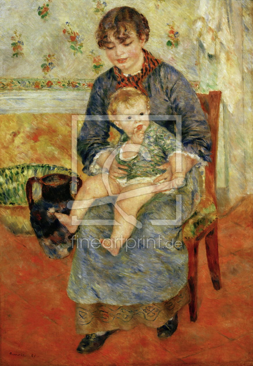 Bild-Nr.: 30006434 Renoir / Mere et enfant / 1881 erstellt von Renoir, Pierre-Auguste