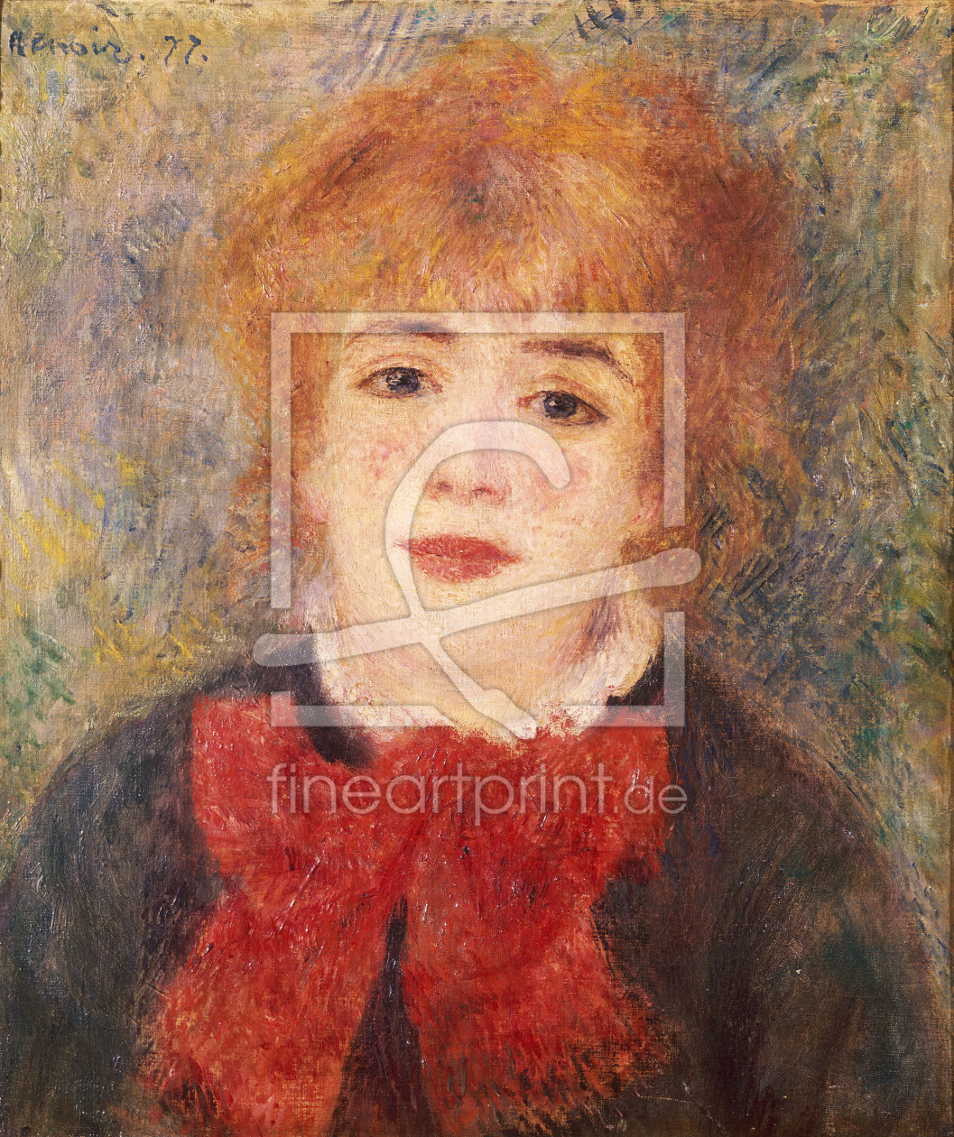 Bild-Nr.: 30006438 Renoir / Portrait of a lady / 1877 erstellt von Renoir, Pierre-Auguste