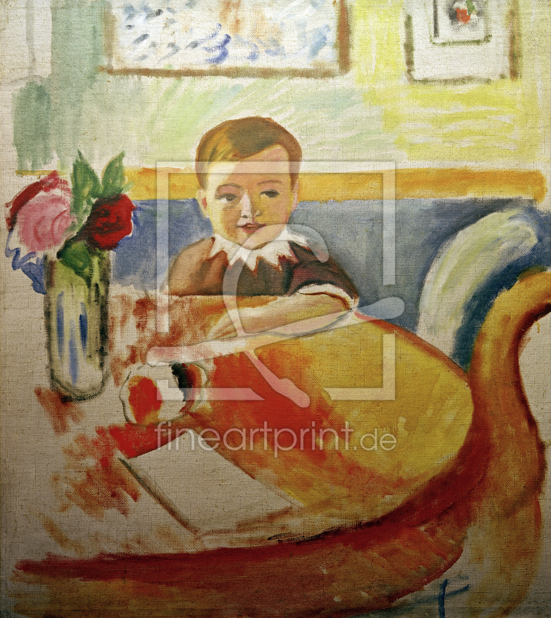 Bild-Nr.: 30006472 A.Macke, Bildnis Walter Macke mit... erstellt von Macke, August