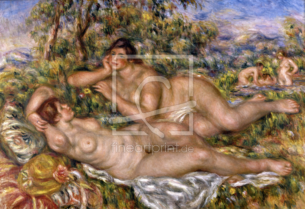 Bild-Nr.: 30006606 A.Renoir / Bathers / 1918-19 erstellt von Renoir, Pierre-Auguste