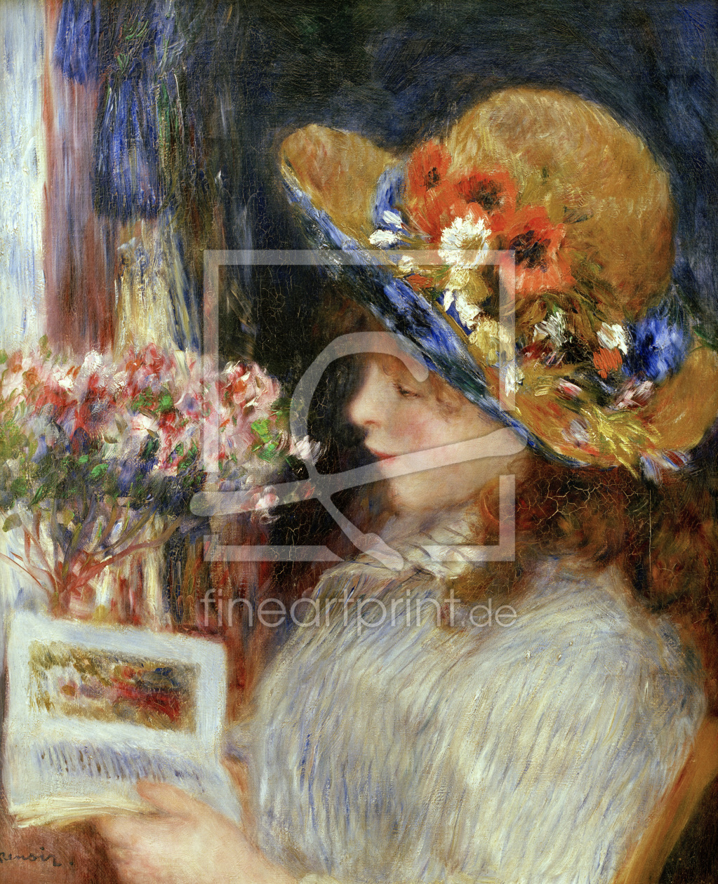 Bild-Nr.: 30006618 Renoir / Girl reading / 1880 erstellt von Renoir, Pierre-Auguste