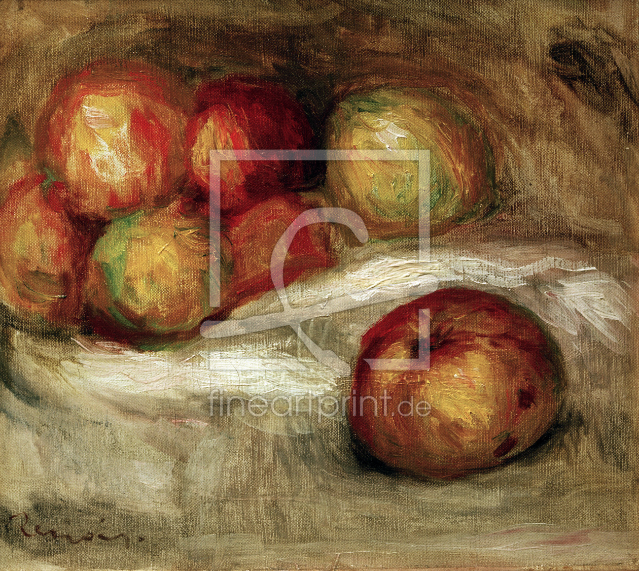 Bild-Nr.: 30006620 Renoir, Nature morte avec pommes erstellt von Renoir, Pierre-Auguste