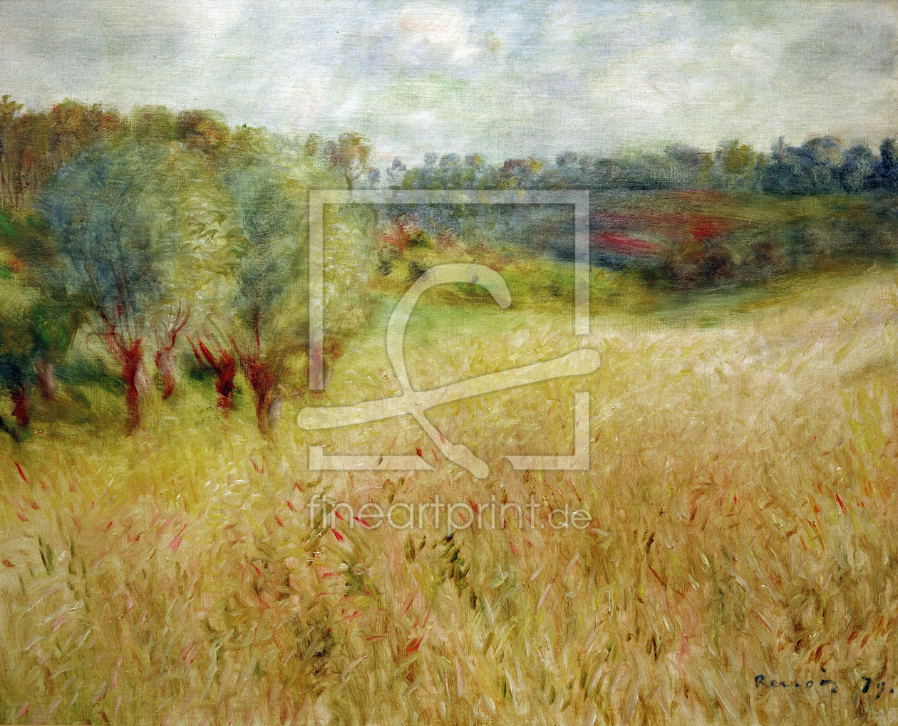 Bild-Nr.: 30006628 Renoir / The cornfield / 1879 Bild-Nr.: 30006628 Renoir / The cornfield / 1879 erstellt von Renoir, Pierre-Auguste