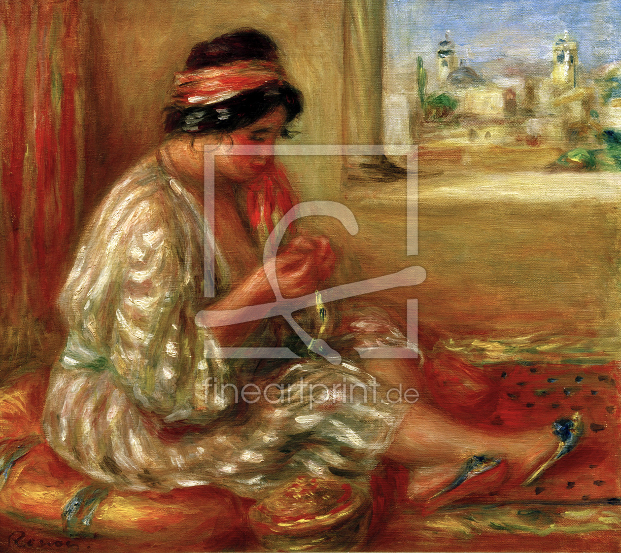 Bild-Nr.: 30006644 A.Renoir, Gabrielle als Algerierin erstellt von Renoir, Pierre-Auguste