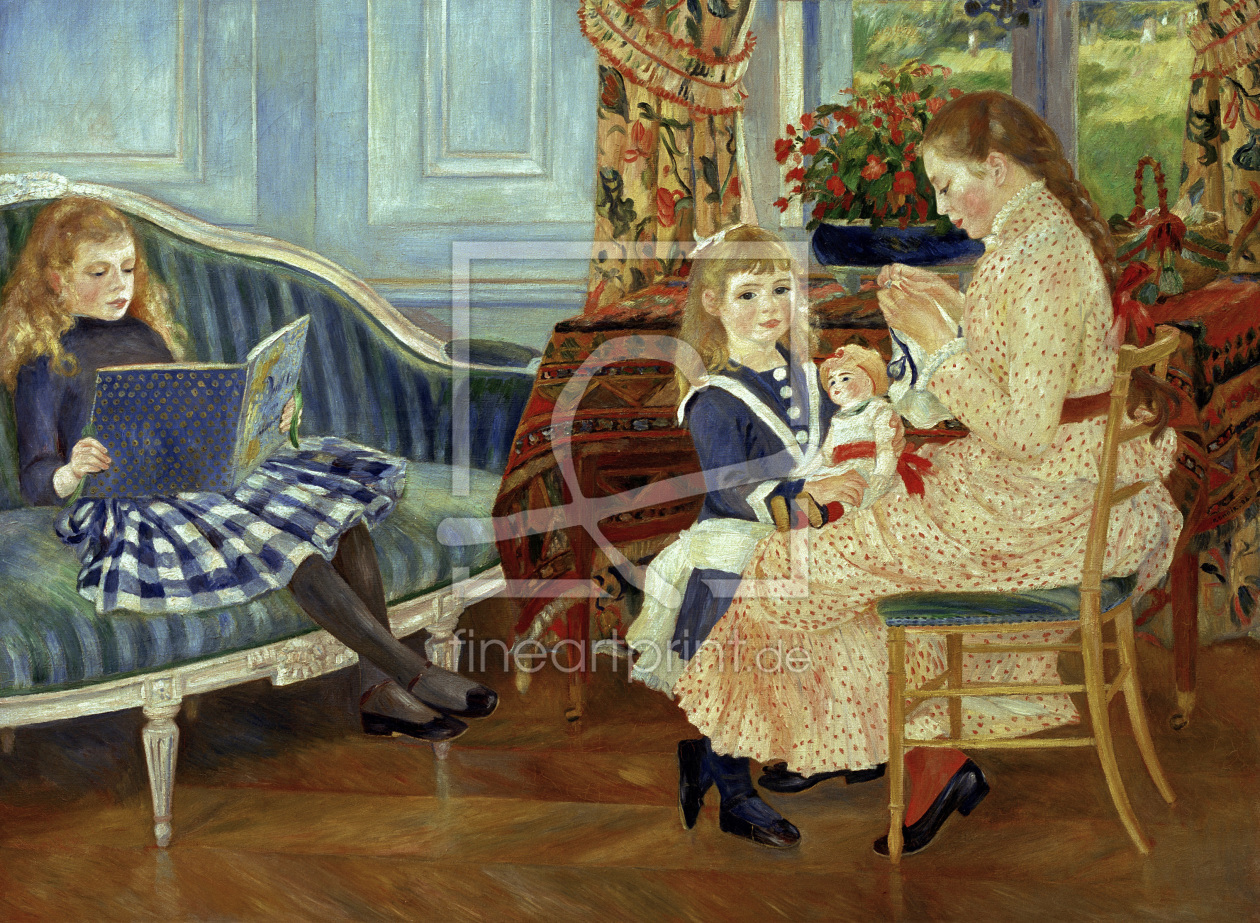 Bild-Nr.: 30006662 Renoir /Afternoon of the children /1884 erstellt von Renoir, Pierre-Auguste