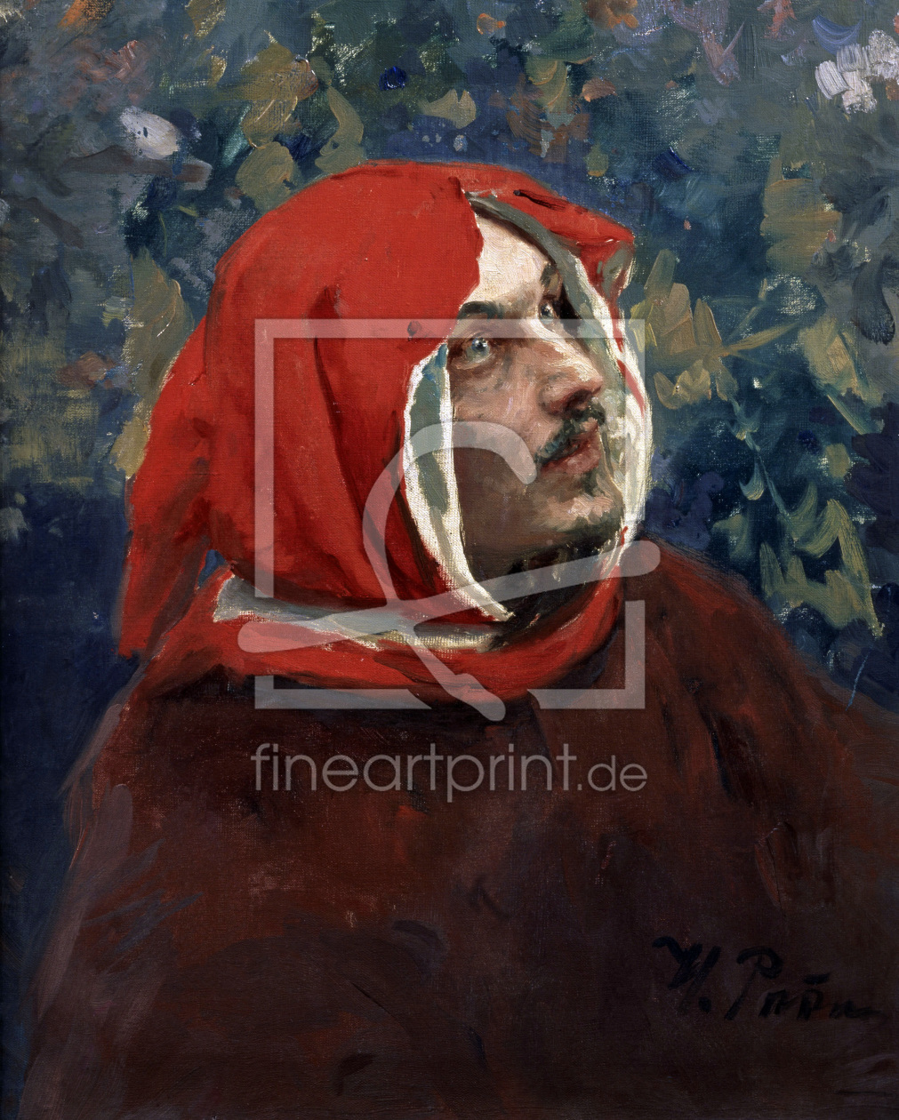 Bild-Nr.: 30006702 Dante Alighieri/ Painting by Repin erstellt von Repin, Ilja Jefimowitsch