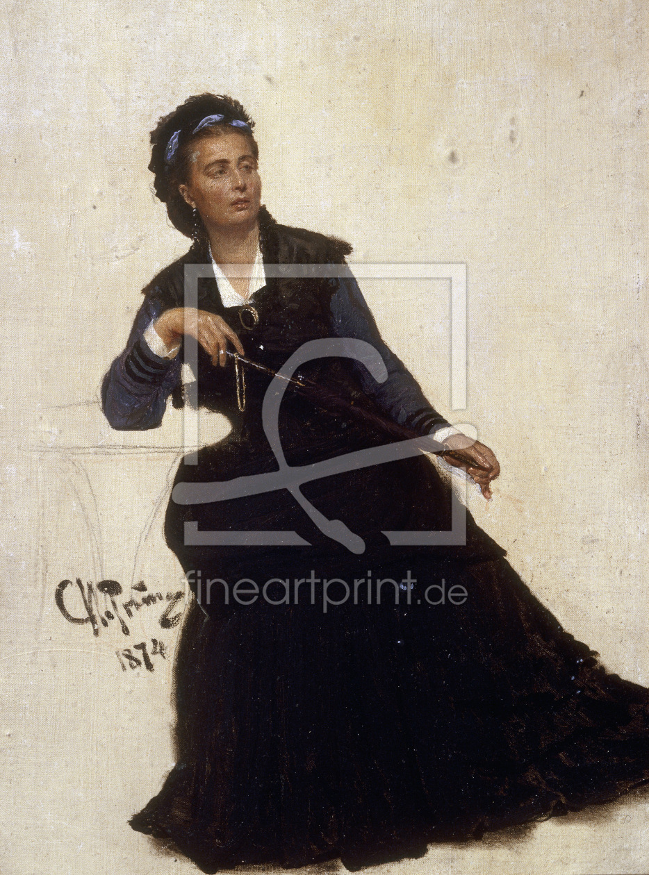 Bild-Nr.: 30006706 Ilya Repin, Woman playing with Umbrella erstellt von Repin, Ilja Jefimowitsch