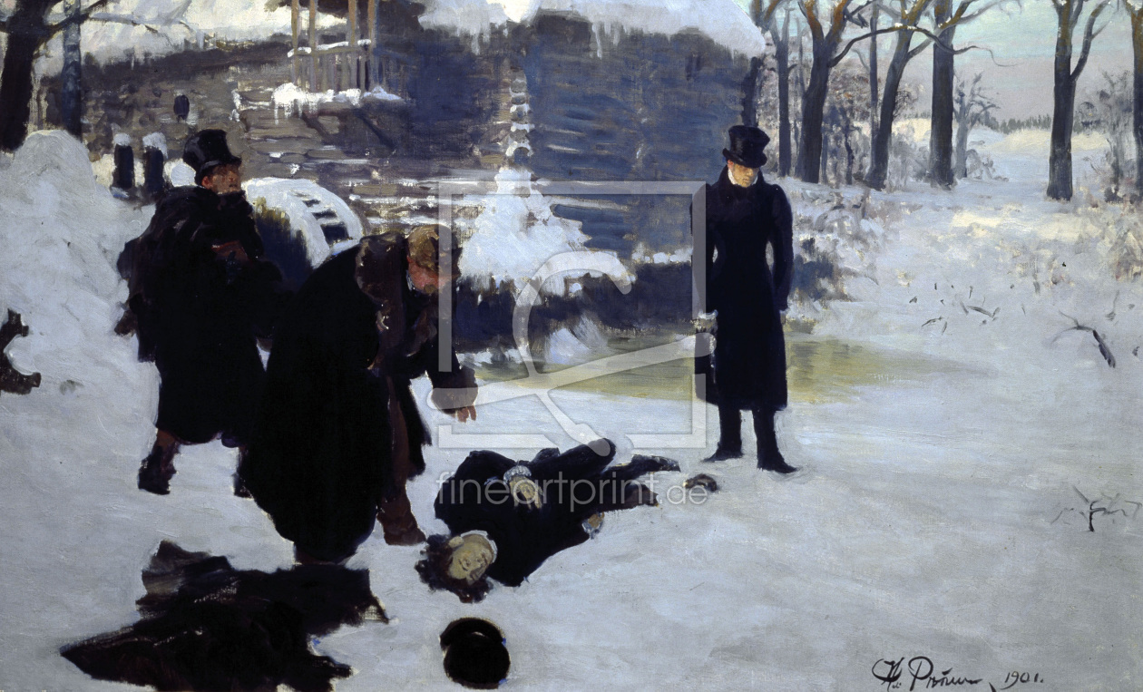 Bild-Nr.: 30006710 Pushkin, Eugen Onegin / Pai.b.Repin erstellt von Repin, Ilja Jefimowitsch