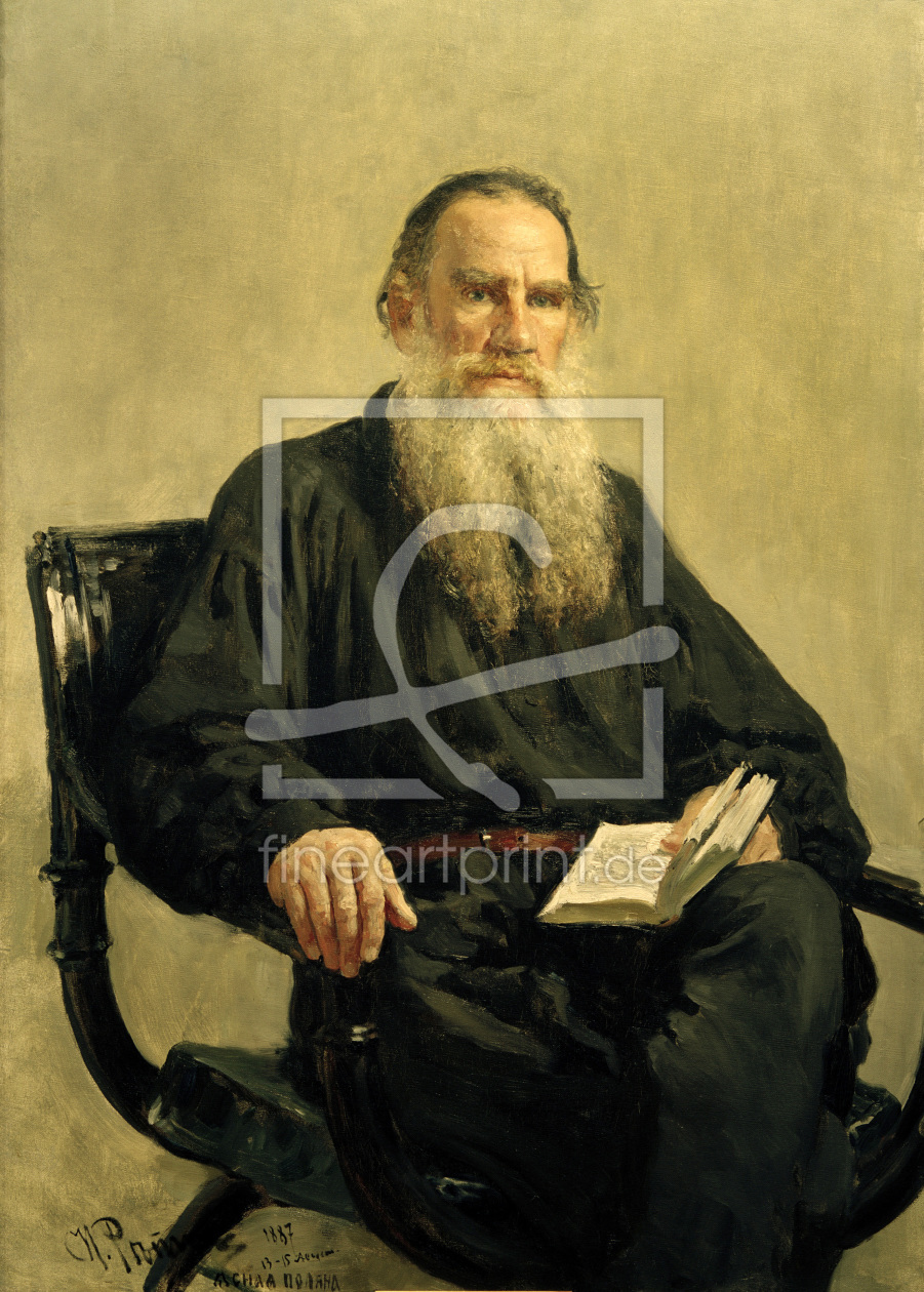 Bild-Nr.: 30006720 Leo Tolstoi / Gem.v. I.J.Repin erstellt von Repin, Ilja Jefimowitsch