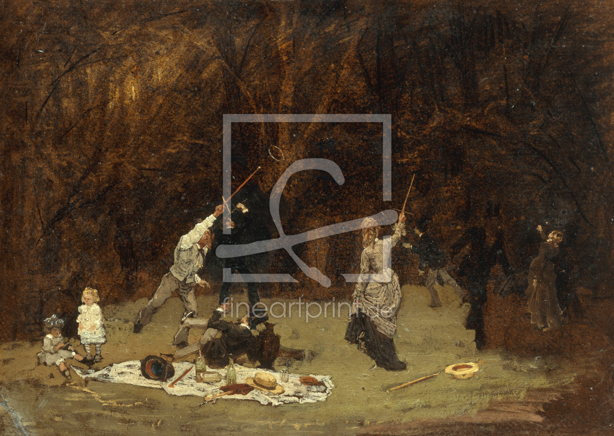 Bild-Nr.: 30006732 I.Repin / Picnic / Paint./ 1875 erstellt von Repin, Ilja Jefimowitsch