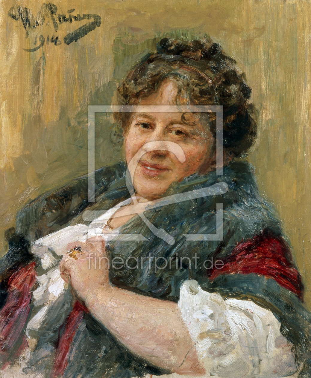 Bild-Nr.: 30006808 T.L.Shchepkina-Kupernik / Repin 1914 erstellt von Repin, Ilja Jefimowitsch