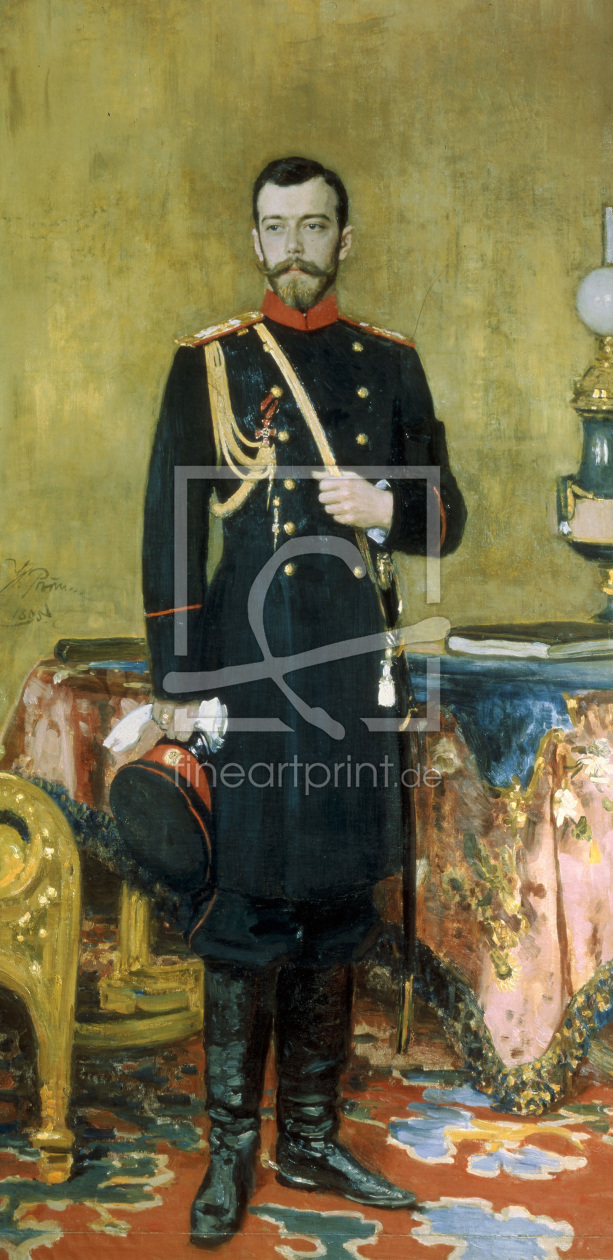 Bild-Nr.: 30006818 Nicholas II of Russia / Repin / 1895 erstellt von Repin, Ilja Jefimowitsch