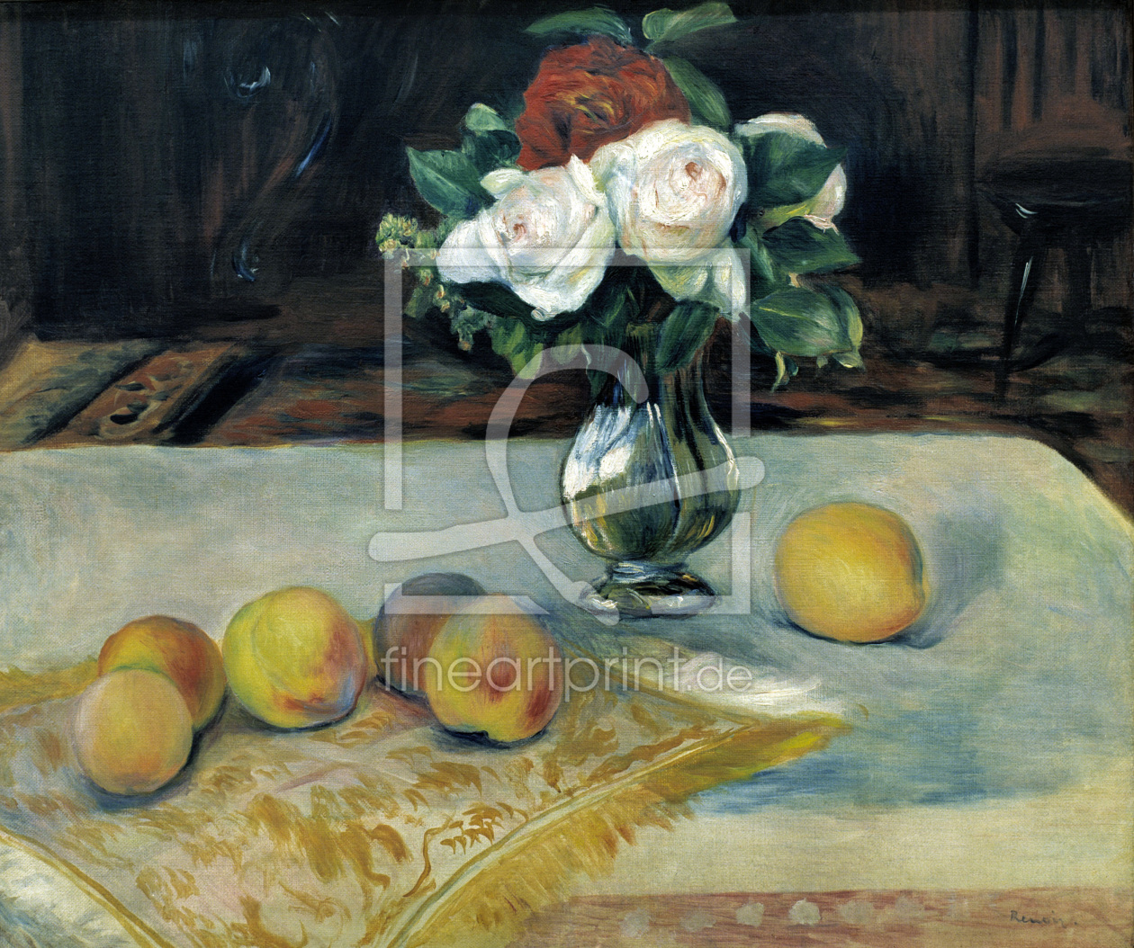Bild-Nr.: 30006852 Renoir/Still life,bunch o.flowers/1880's erstellt von Renoir, Pierre-Auguste