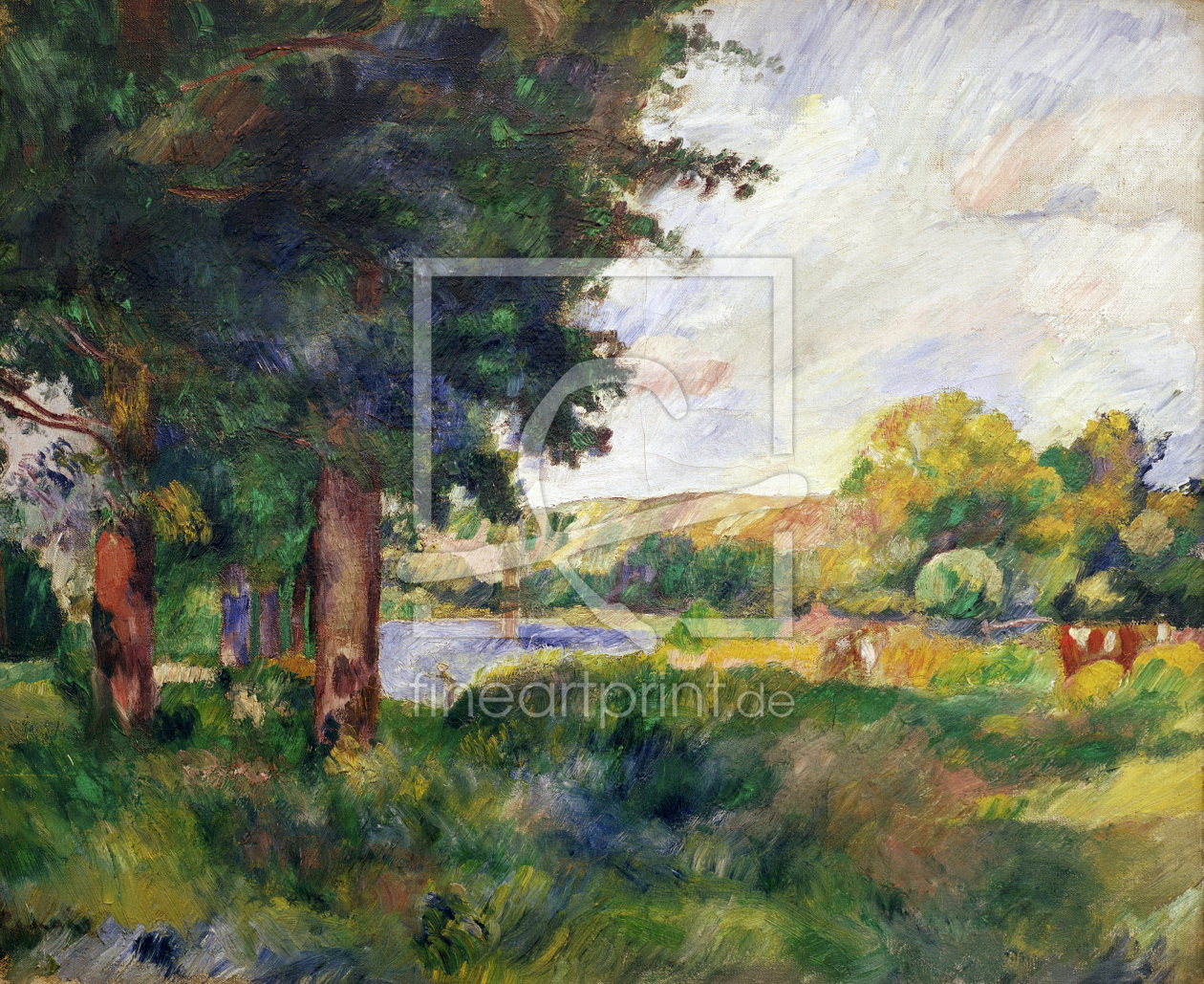 Bild-Nr.: 30006862 Renoir / Ile de France landscape /c.1885 erstellt von Renoir, Pierre-Auguste