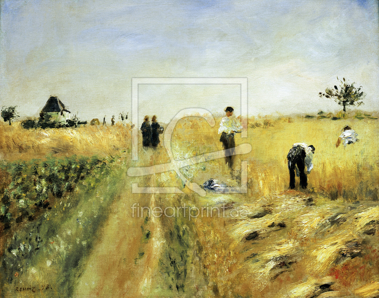 Bild-Nr.: 30006872 Renoir / The reapers / 1873 erstellt von Renoir, Pierre-Auguste