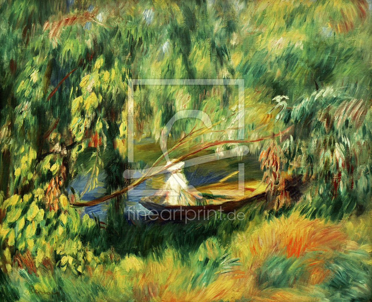 Bild-Nr.: 30006884 Renoir / The barque / 1878/80 erstellt von Renoir, Pierre-Auguste