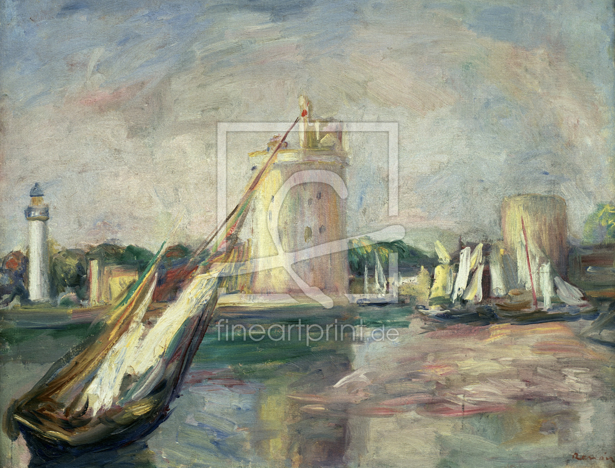 Bild-Nr.: 30006890 Renoir /Entree du port La Rochelle /1890 erstellt von Renoir, Pierre-Auguste