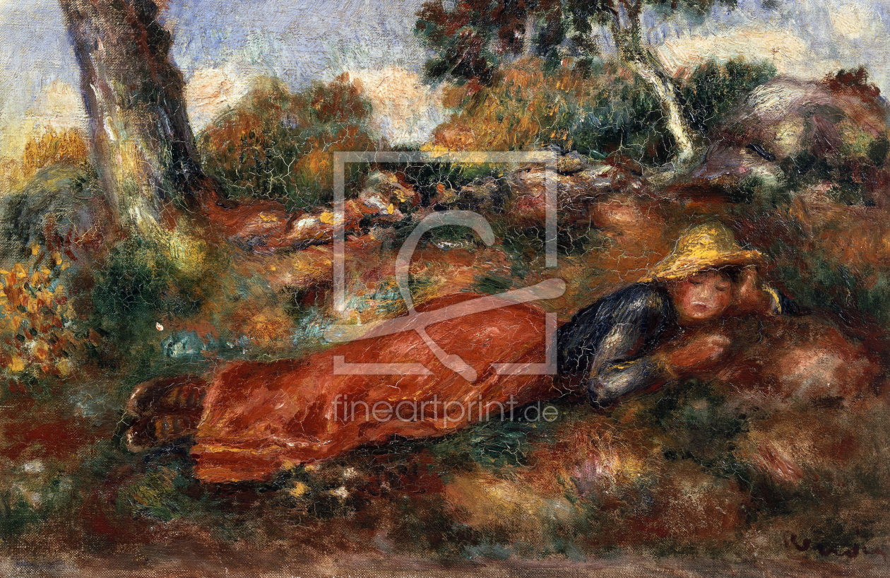 Bild-Nr.: 30006900 A. Renoir / Jeune fille sur l'herbe erstellt von Renoir, Pierre-Auguste