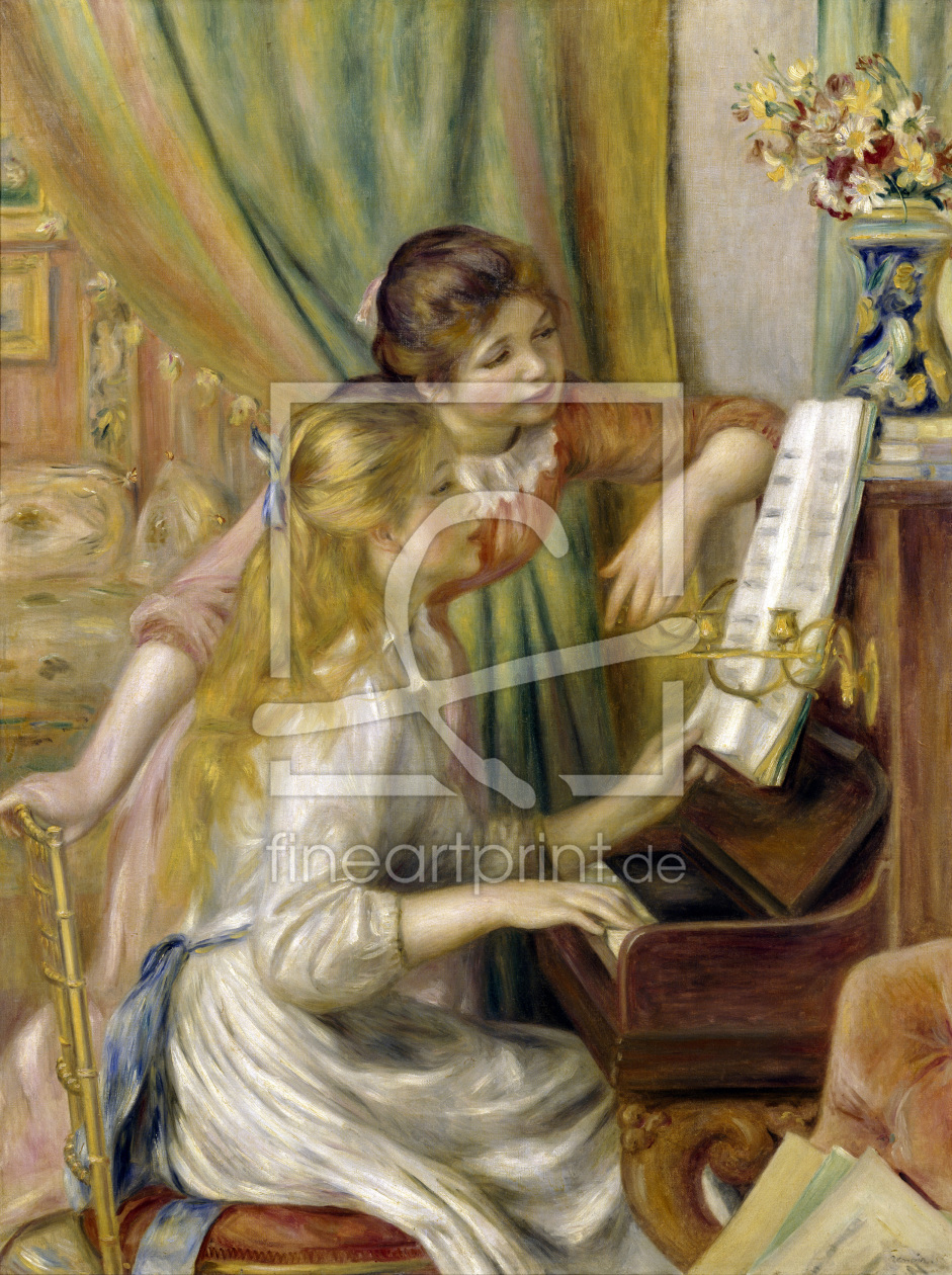 Bild-Nr.: 30006918 Renoir / Two girls at the piano / 1892 erstellt von Renoir, Pierre-Auguste