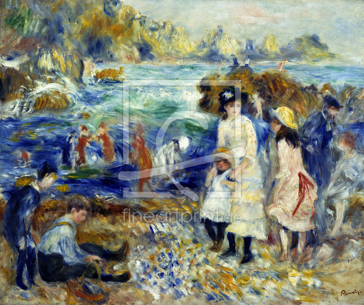 Bild-Nr.: 30006928 Renoir /Enfants au bord de la mer /1883 erstellt von Renoir, Pierre-Auguste