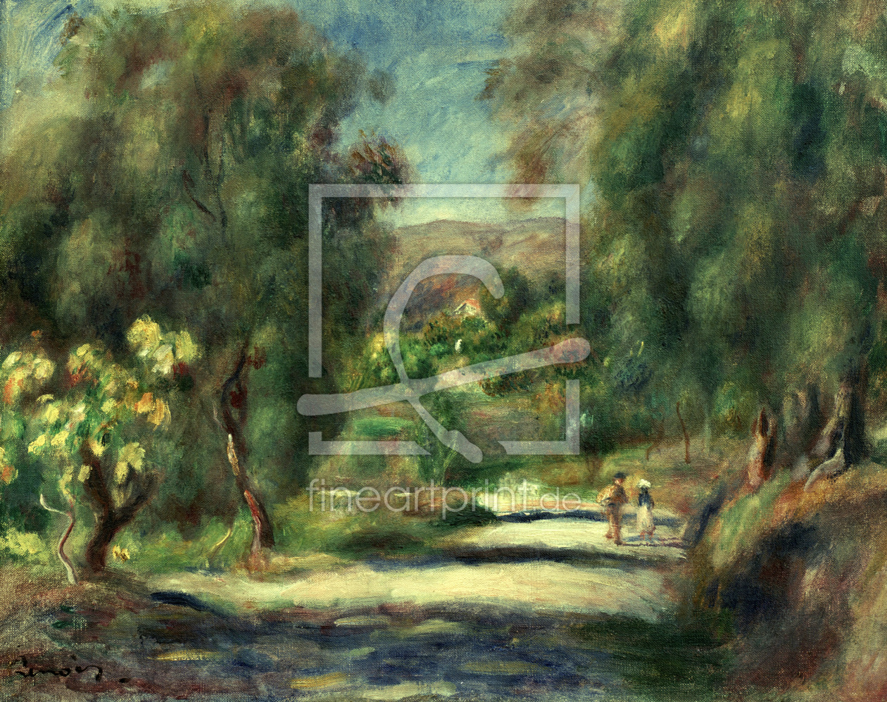 Bild-Nr.: 30006944 Renoir / Paysage de Cagnes / 1900 erstellt von Renoir, Pierre-Auguste